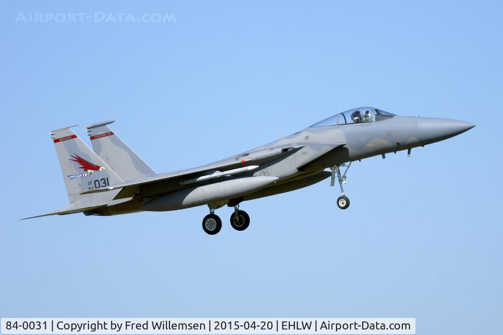 84-0031, 1984 McDonnell Douglas F-15C Eagle C/N 0943/C334, OR ANG