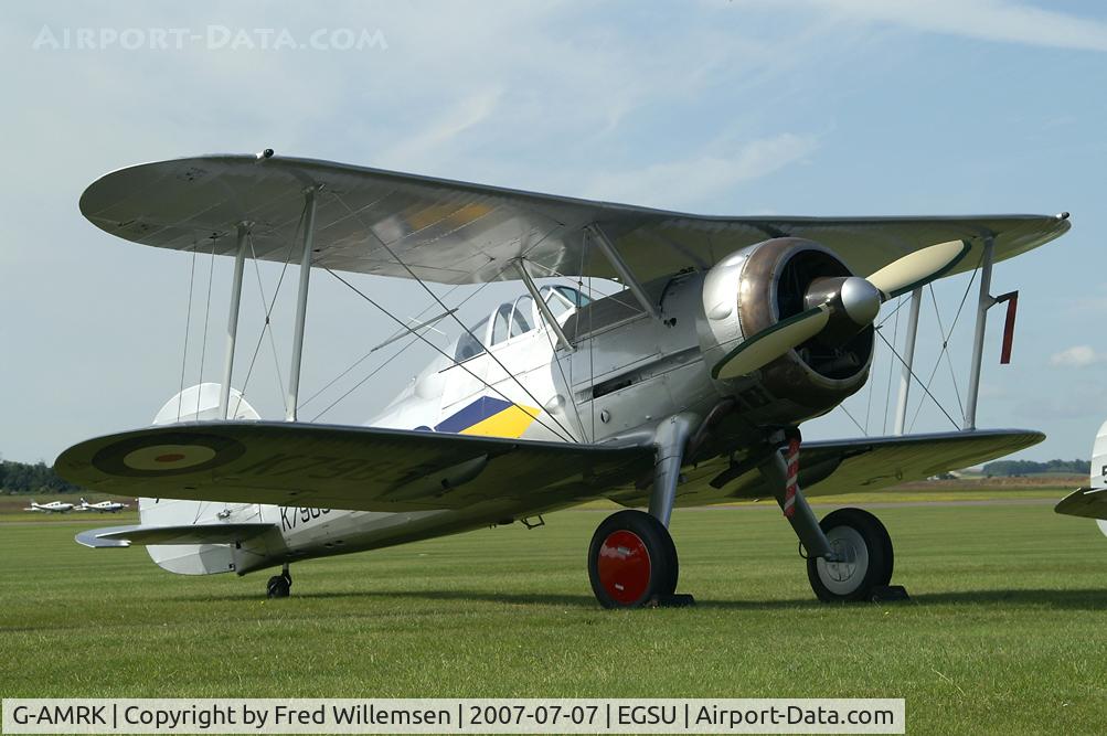 G-AMRK, 1937 Gloster Gladiator Mk1 C/N [L8032], K7985