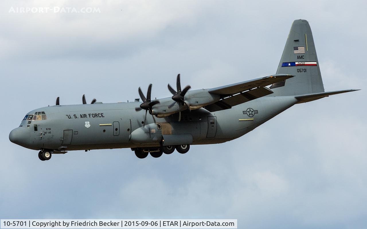 10-5701, 2010 Lockheed Martin C-130J-30 Super Hercules C/N 382-5701, on final RW26