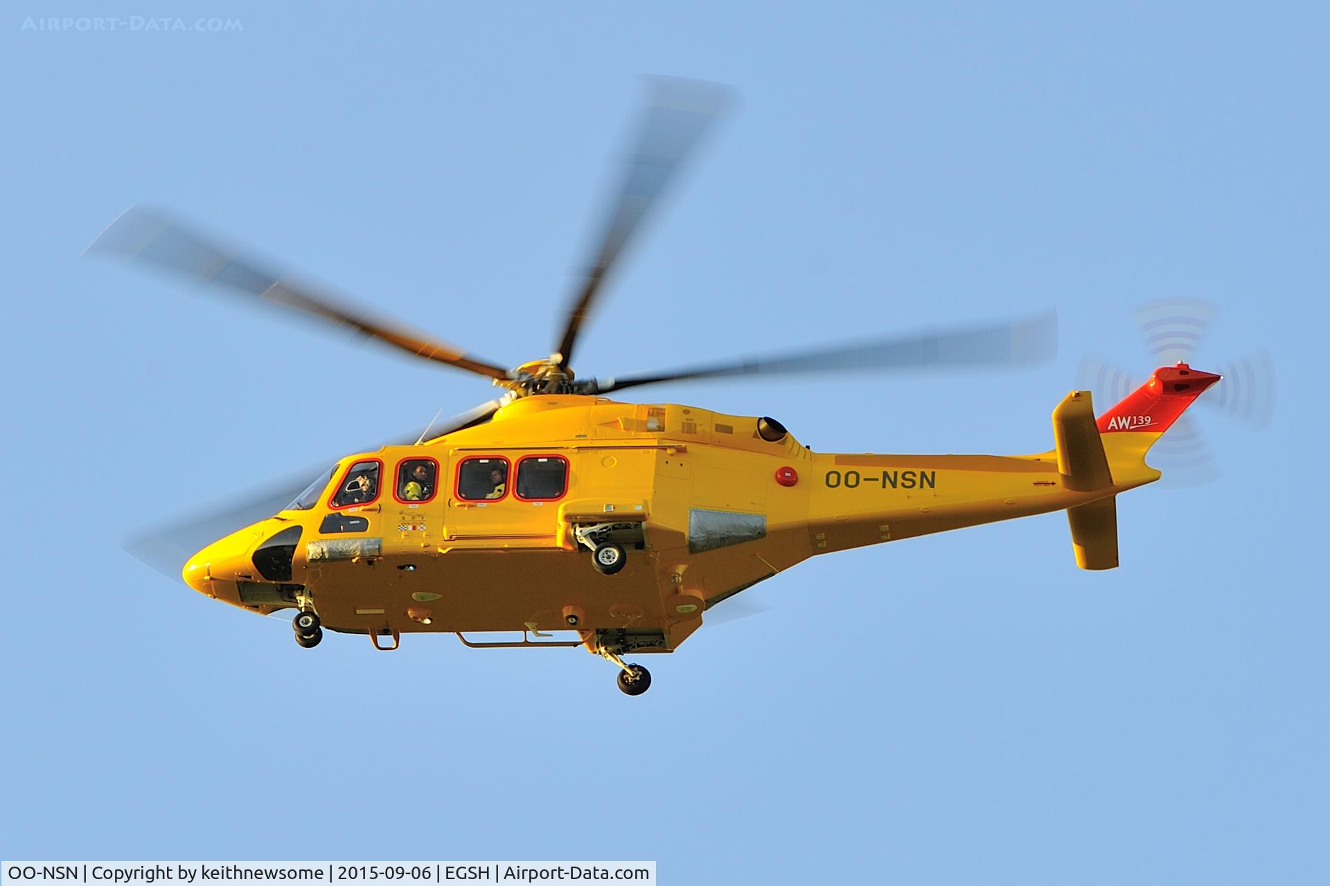 OO-NSN, 2015 AgustaWestland AW-139 C/N 31700, NHV Helicopters AW139.