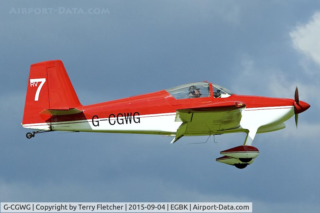G-CGWG, 2011 Vans RV-7 C/N PFA 323-14486, At 2015 LAA Rally