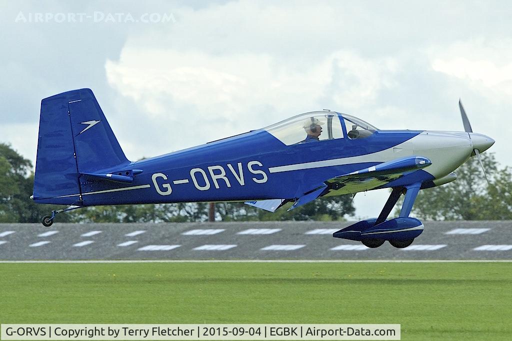 G-ORVS, 2007 Vans RV-9 C/N PFA 320-13999, At 2015 LAA Rally