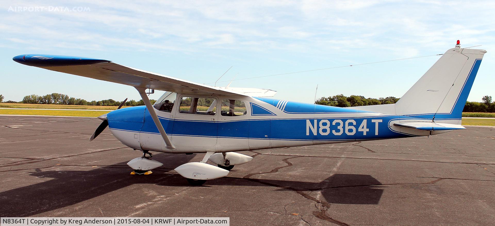 N8364T, 1961 Cessna 175C Skylark C/N 17557064, Cessna 175C Skylark on the ramp in Redwood Falls, MN.
