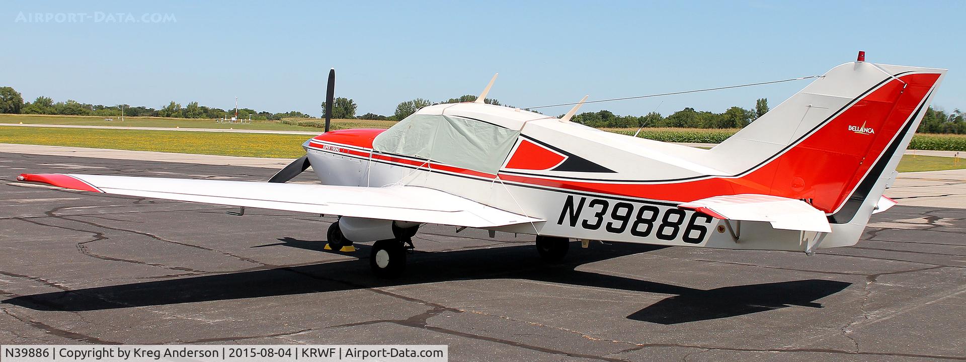 N39886, 1973 Bellanca 17-30A Viking C/N 73-30554, Bellanca 17-30A Super Viking on the ramp in Redwood Falls, MN.