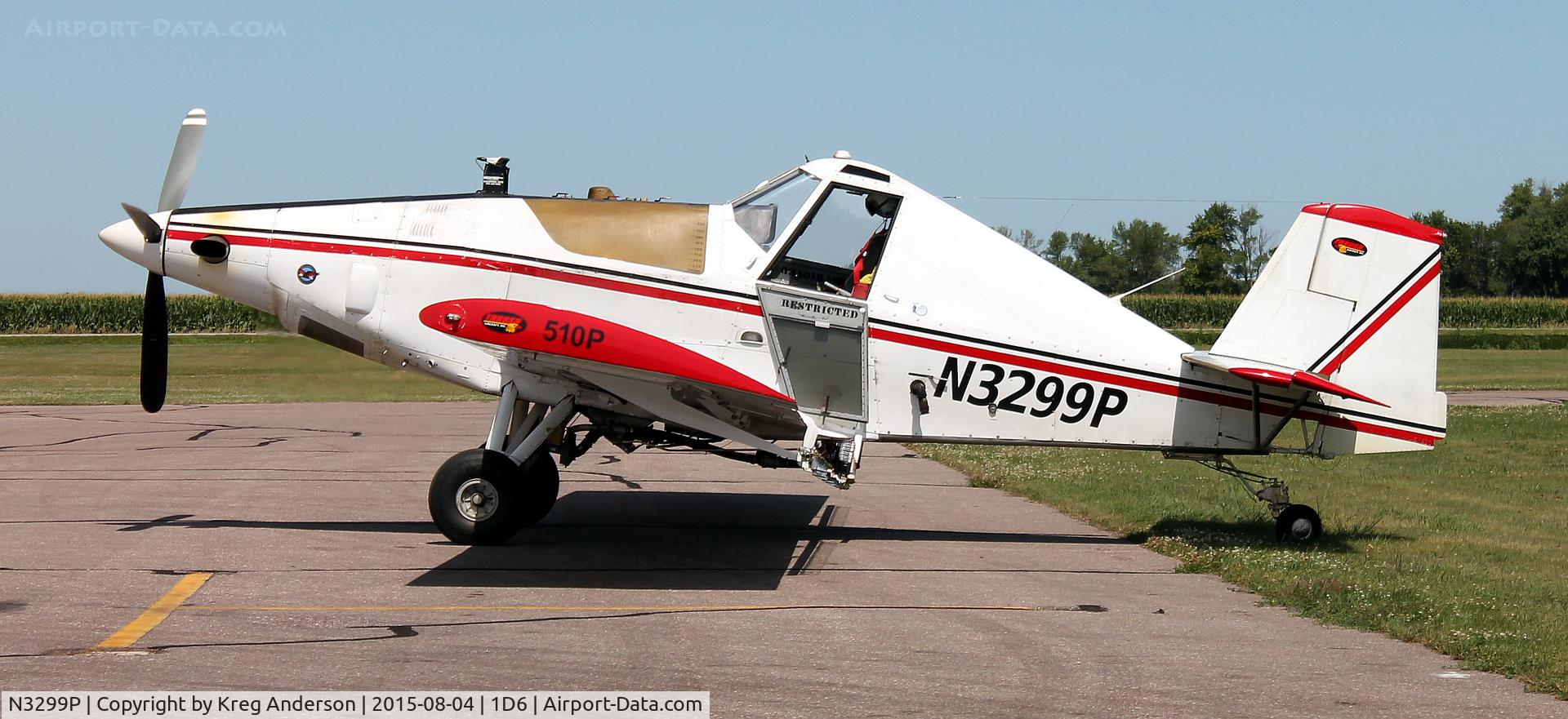 N3299P, 1996 Ayres S2R-T34 Thrush C/N T42-213, Ayres S2R Thrush on the ramp in Hector, MN.
