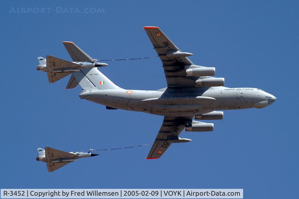 R-3452, Ilyushin Il-78 MKI C/N 0000, TOGETHER WITH MIRAGE2000H KF115 AND KF125