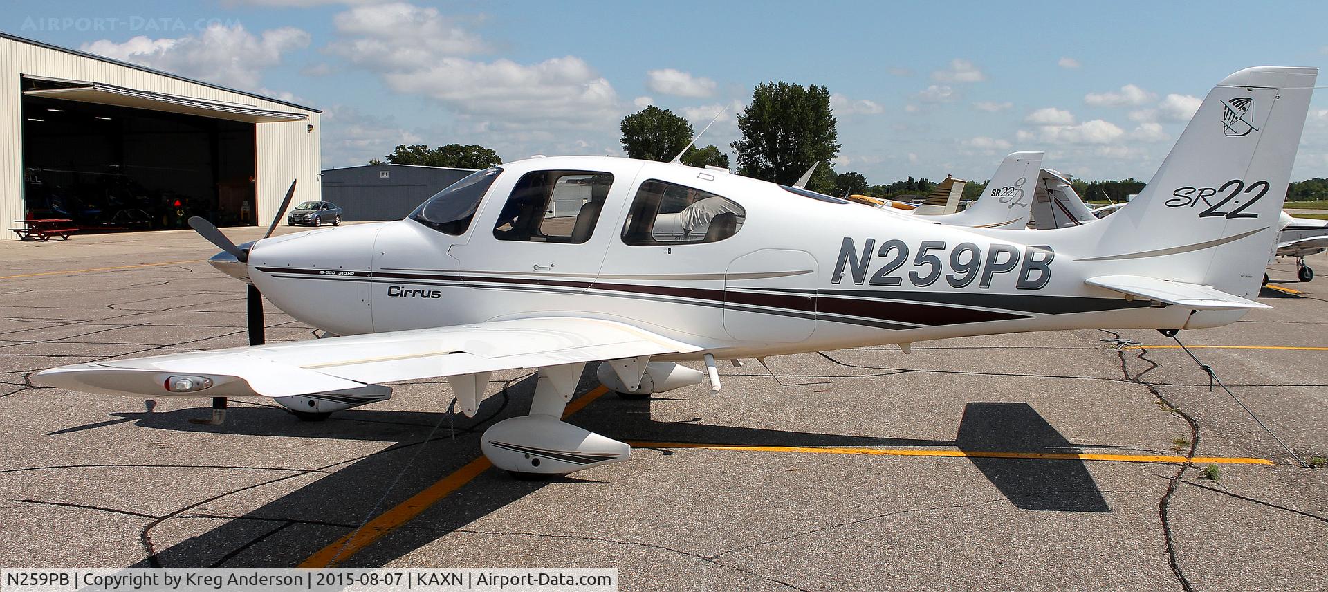 N259PB, 2001 Cirrus SR22 C/N 0111, Cirrus SR22 on the line.