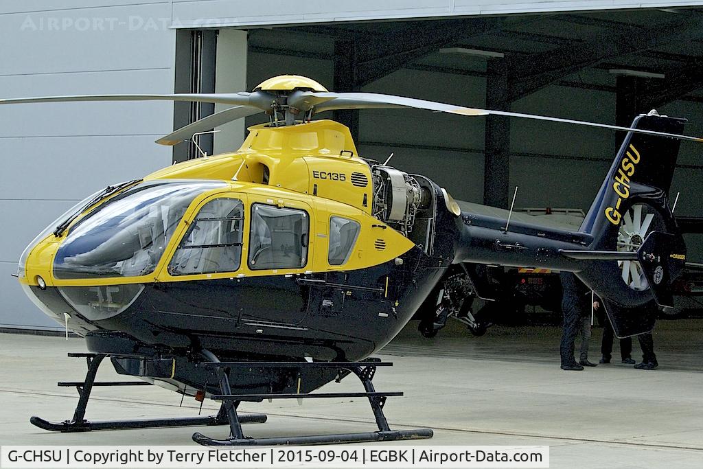 G-CHSU, 1998 Eurocopter EC-135T-1 C/N 0079, At Sywell