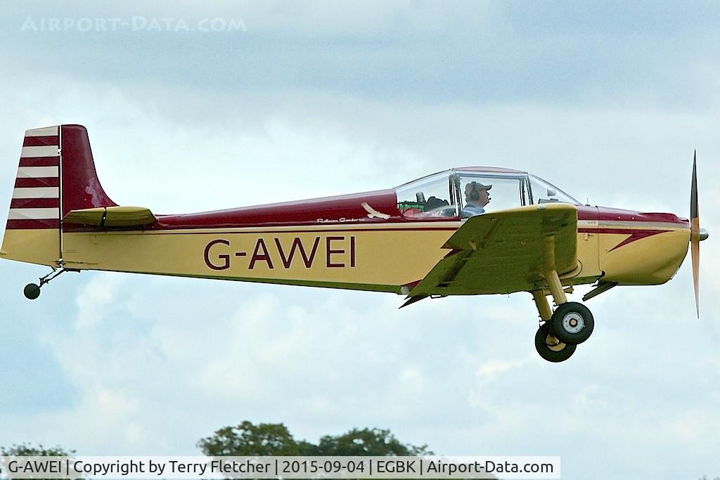 G-AWEI, 1968 Rollason Druine D-62B Condor C/N RAE/628, At 2015 LAA Rally