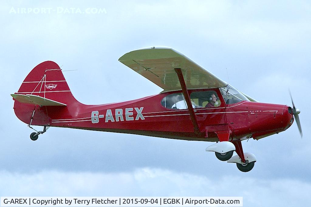 G-AREX, 1948 Aeronca 15AC Sedan C/N 15AC-61, At 2015 LAA Rally