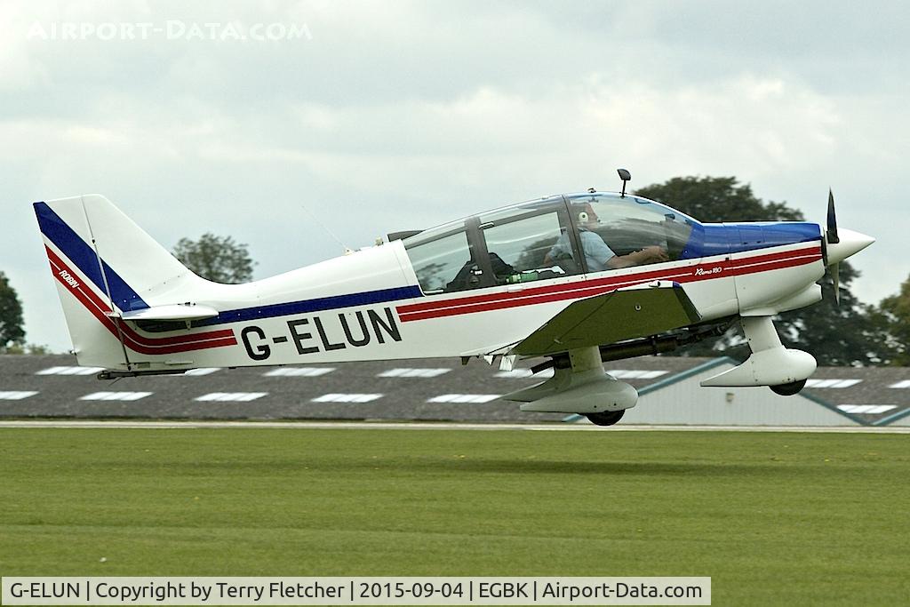 G-ELUN, 1975 Robin DR-400-180R Remorqueur Regent C/N 1102, At 2015 LAA Rally