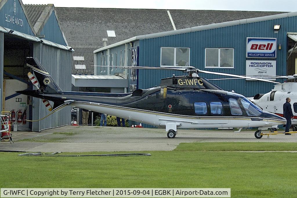G-IWFC, 2015 AgustaWestland AW-109SP GrandNew C/N 22331, At Sywell - sporting the Wolverhampton Wanderers FC logo