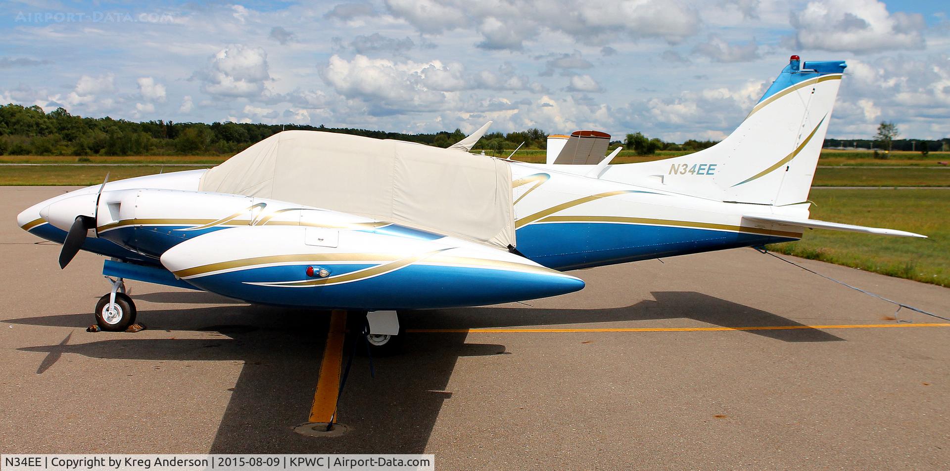 N34EE, 1966 Piper PA-30 Twin Comanche Twin Comanche C/N 30-1138, Piper PA-30 Twin Comanche on the ramp in Pine River, MN.