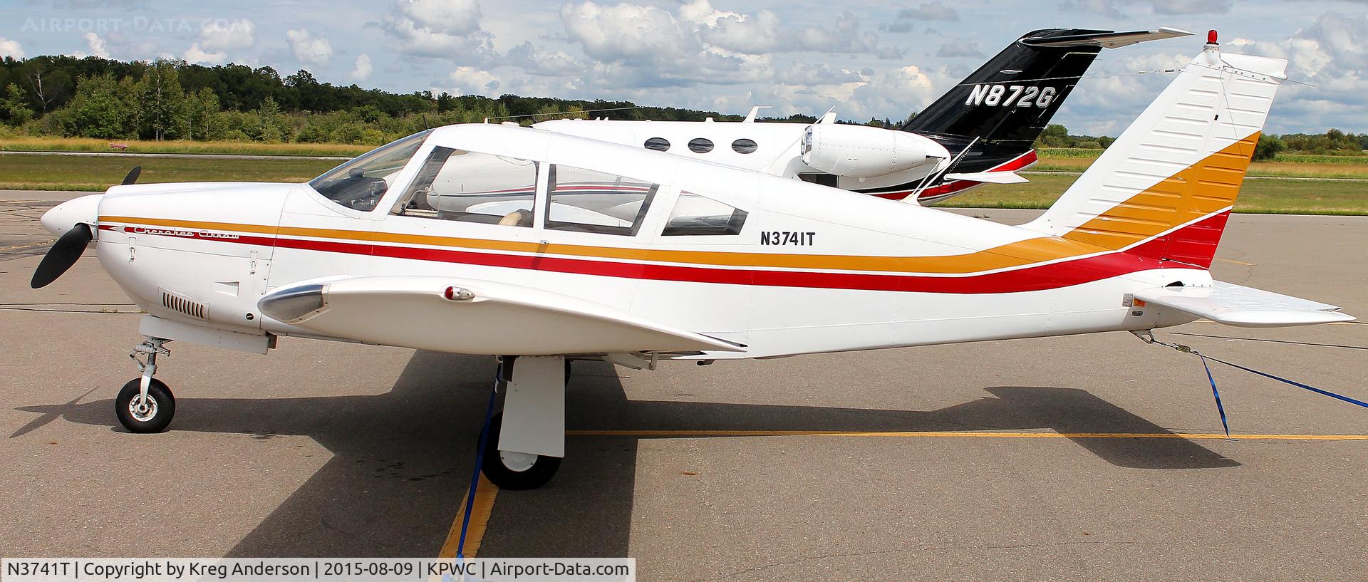 N3741T, 1968 Piper PA-28R-180 Cherokee Arrow C/N 28R-30957, Piper PA-28R-180 Arrow on the ramp in Pine River, MN.