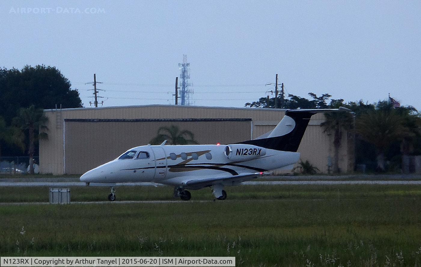 N123RX, Agusta A-109K-2 C/N 10018, Taxiing to takeoff @ ISM