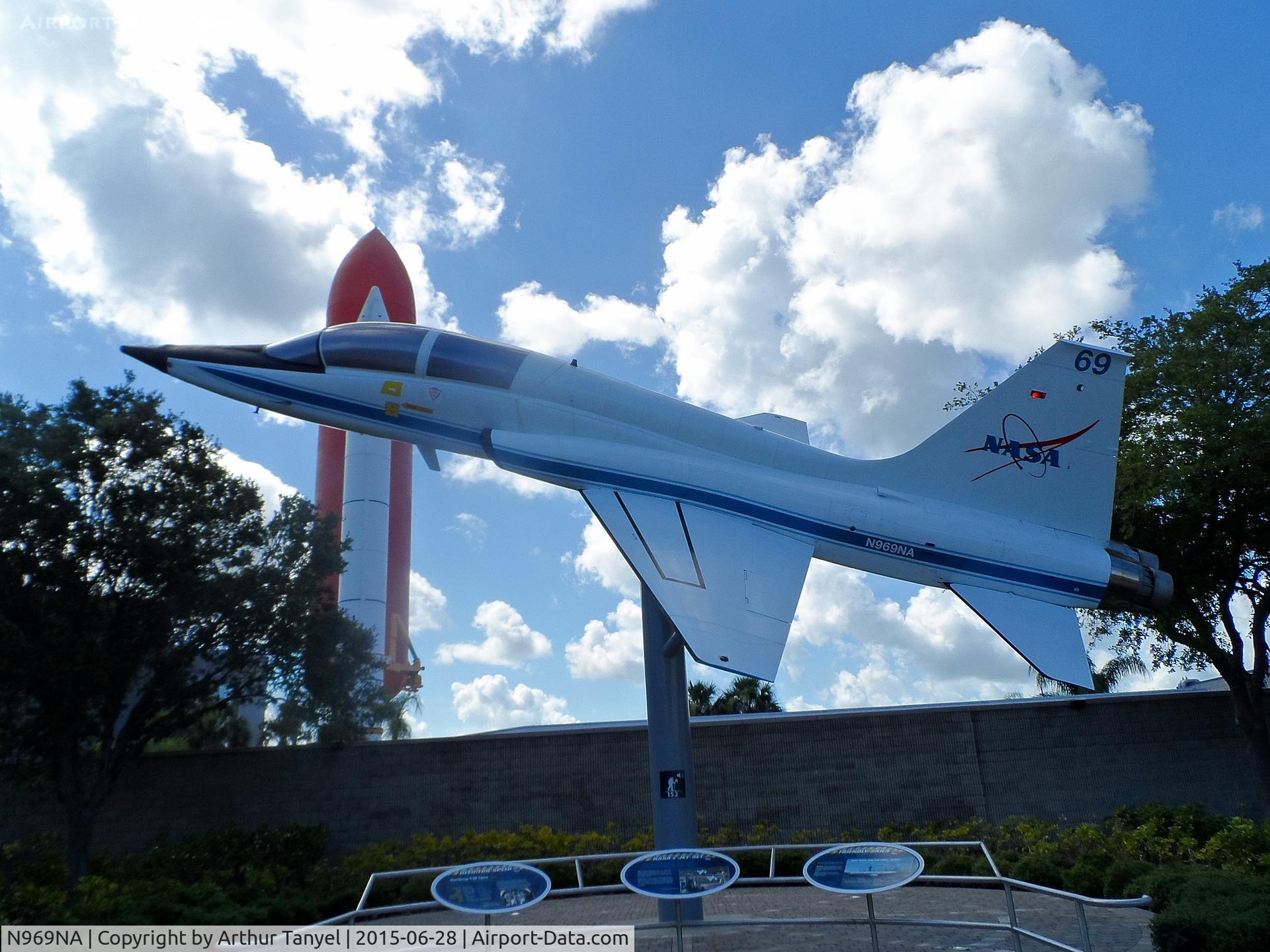 N969NA, Northrop T-38N C/N N5748, On display @ the Kennedy Space Center