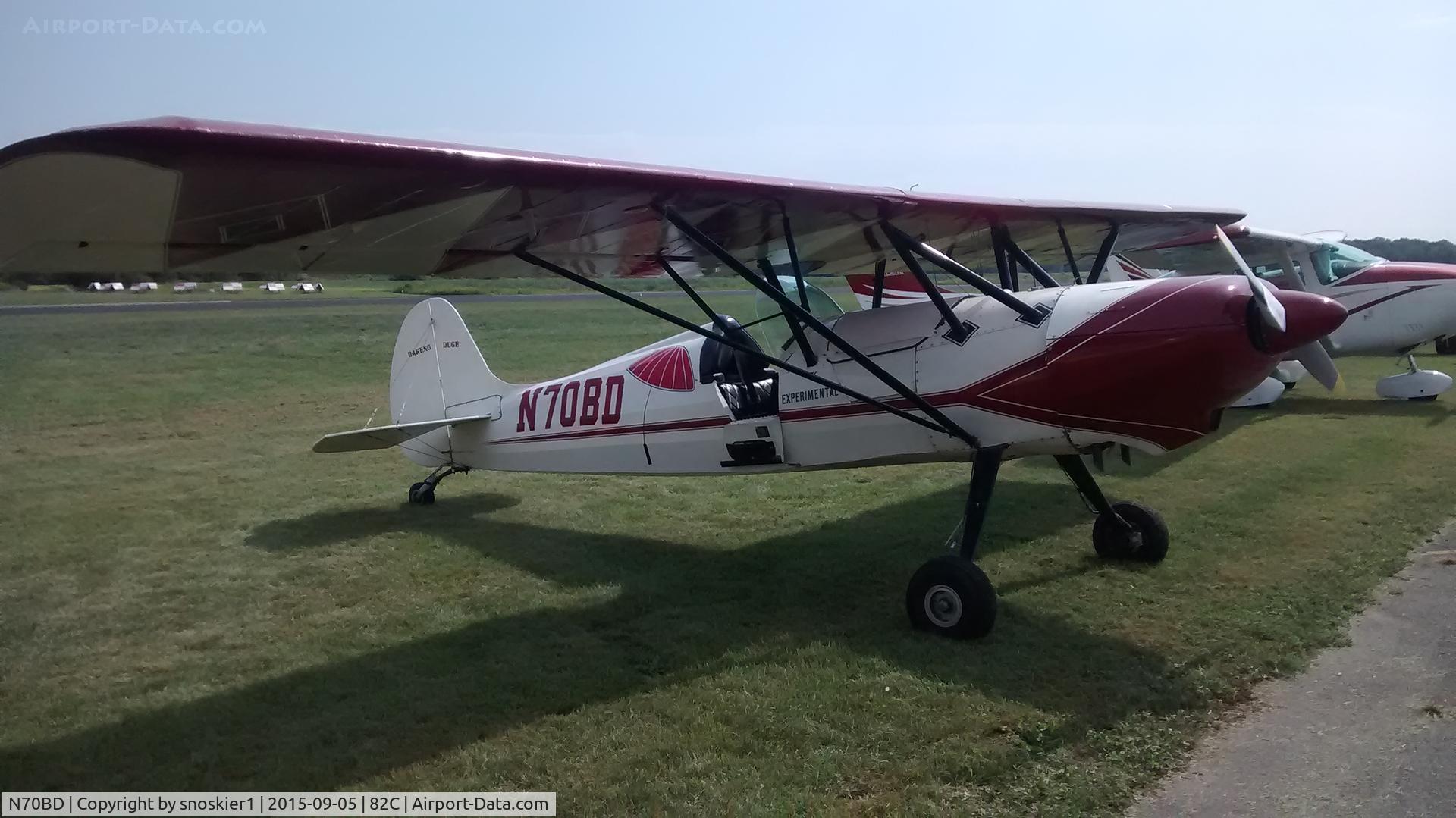 N70BD, 1970 Bakeng Duce C/N BD-01, At Mauston Flyin