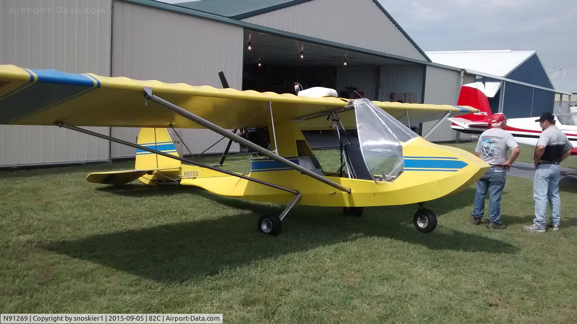 N91269, 1989 Quad City Challenger II C/N CH-20187-WD-225, At Mauston Flyin
