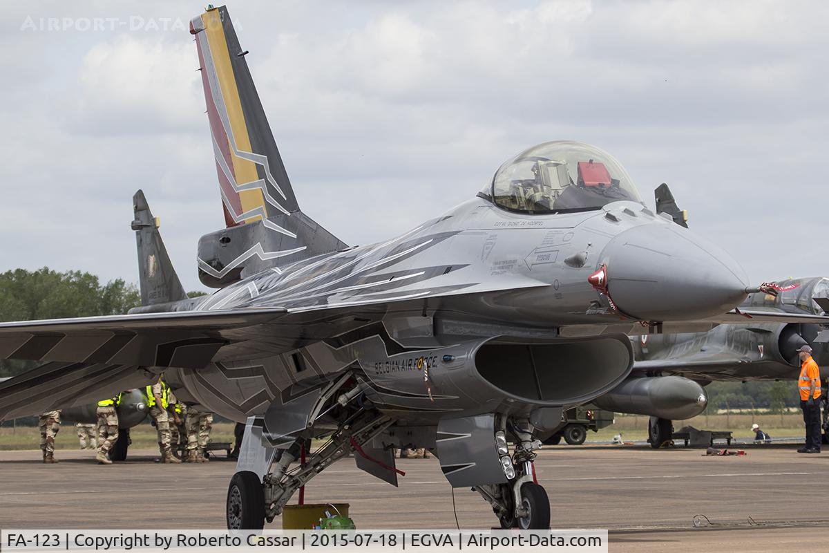 FA-123, SABCA F-16AM Fighting Falcon C/N 6H-123, Fairford