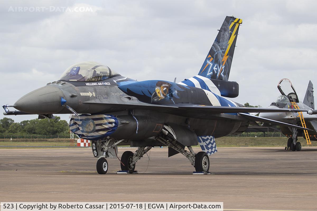 523, Lockheed Martin F-16CJ Fighting Falcon C/N XK-24, Fairford