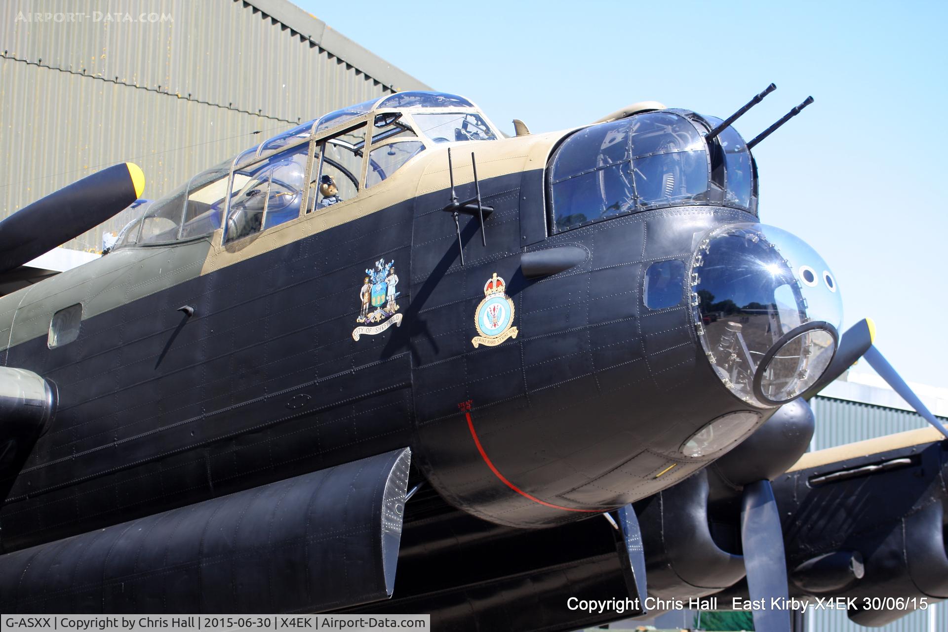 G-ASXX, 1945 Avro 683 Lancaster B7 C/N Not found NX611, at the Lincolnshire Aviation Heritage Centre, RAF East Kirkby