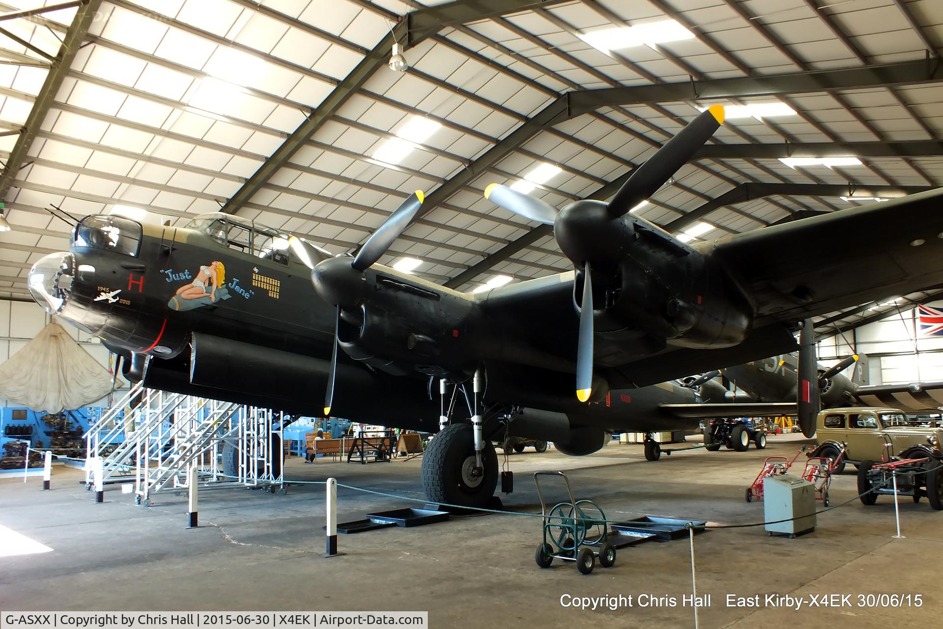 G-ASXX, 1945 Avro 683 Lancaster B7 C/N Not found NX611, at the Lincolnshire Aviation Heritage Centre, RAF East Kirkby