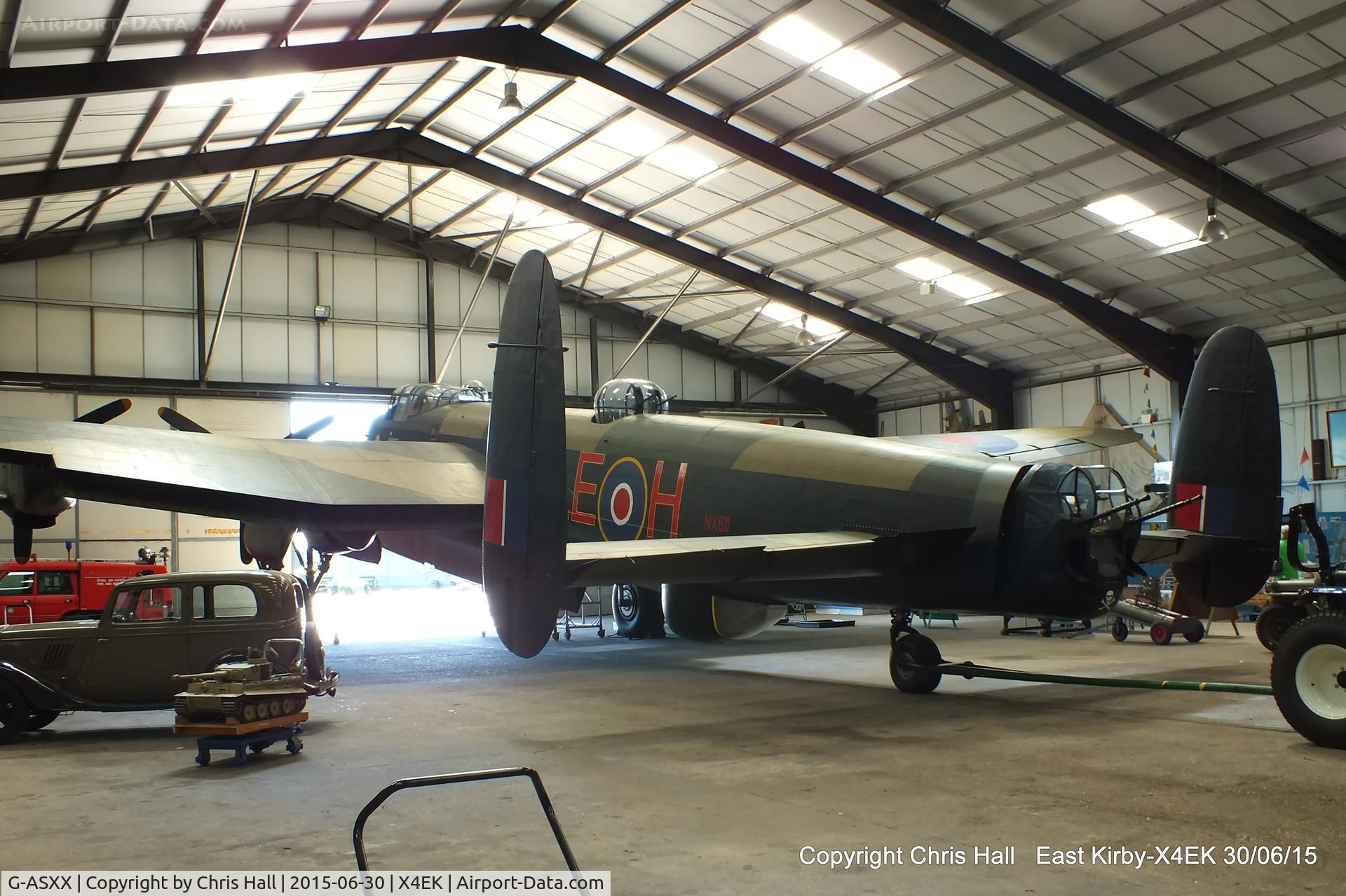 G-ASXX, 1945 Avro 683 Lancaster B7 C/N Not found NX611, at the Lincolnshire Aviation Heritage Centre, RAF East Kirkby