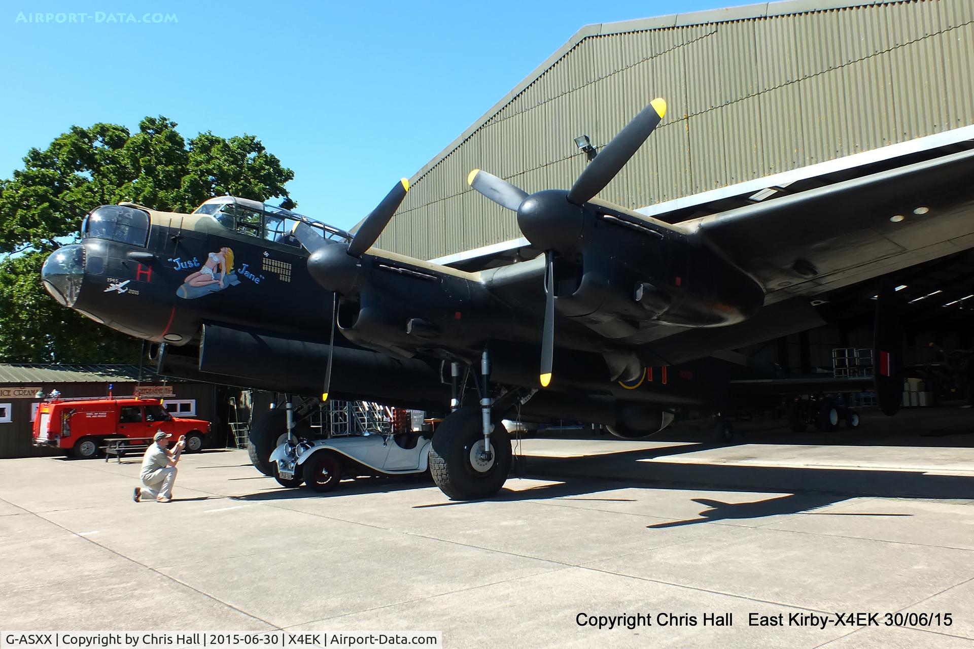 G-ASXX, 1945 Avro 683 Lancaster B7 C/N Not found NX611, at the Lincolnshire Aviation Heritage Centre, RAF East Kirkby