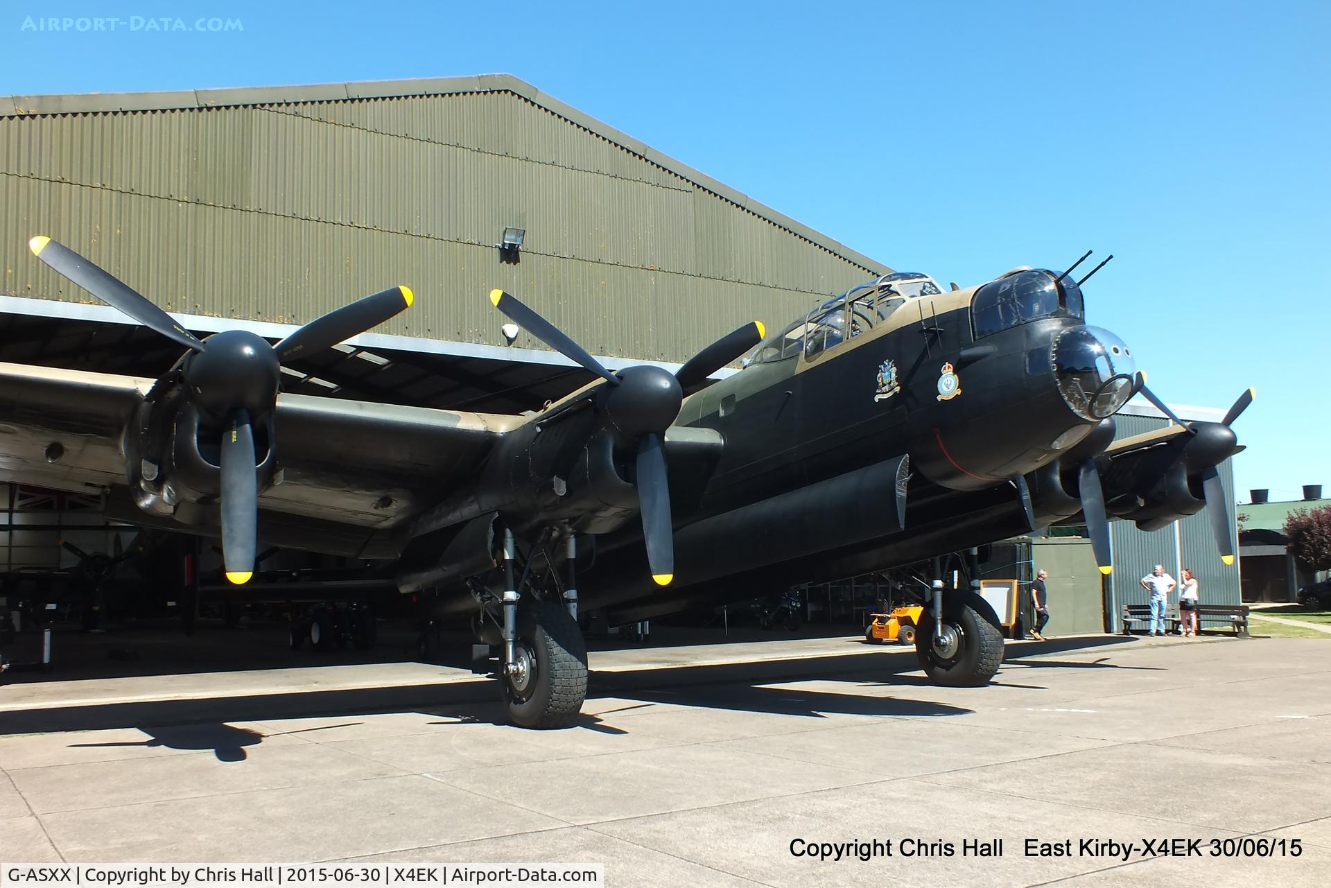 G-ASXX, 1945 Avro 683 Lancaster B7 C/N Not found NX611, at the Lincolnshire Aviation Heritage Centre, RAF East Kirkby