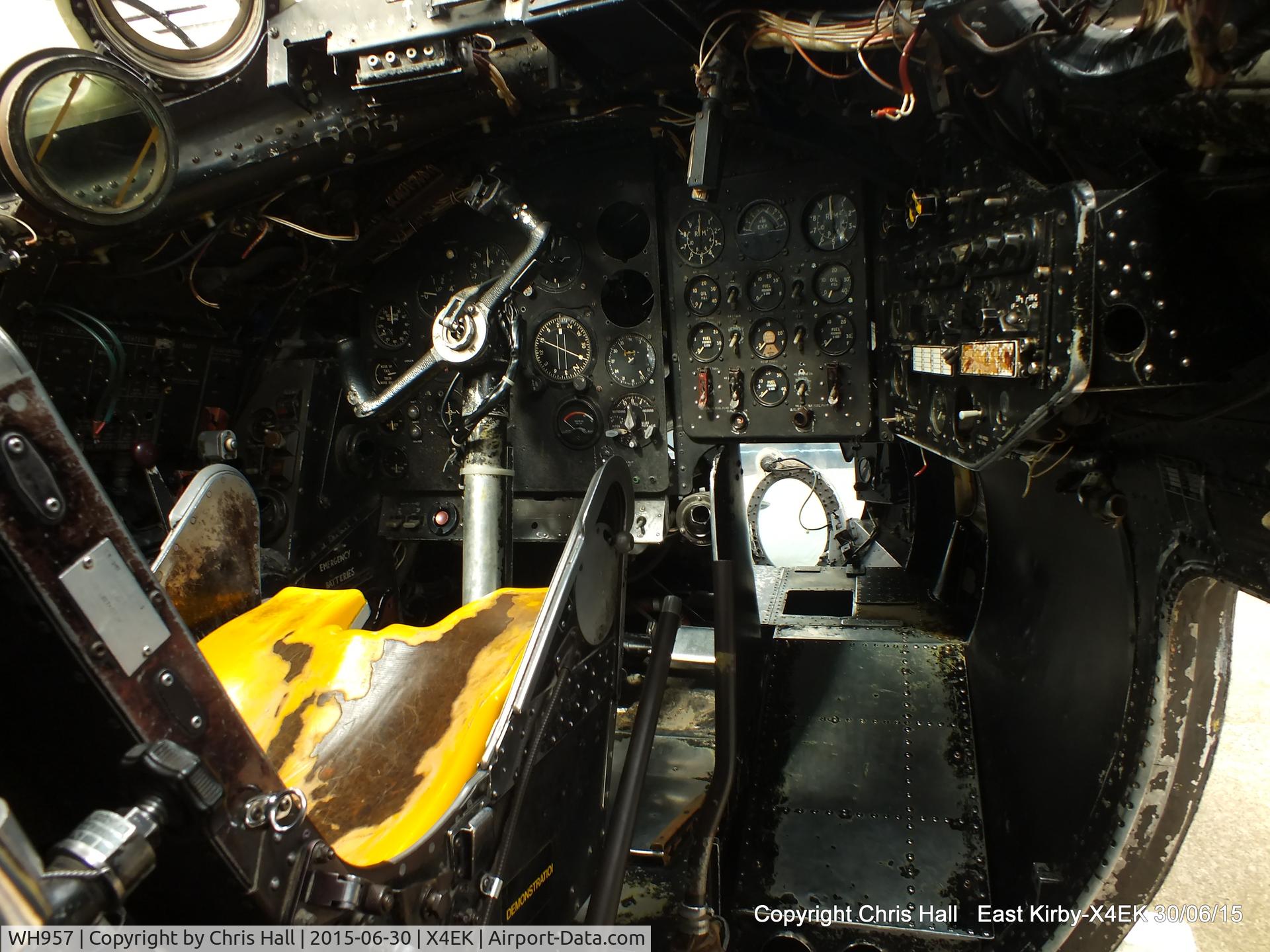 WH957, English Electric Canberra B.2 C/N SH1682, at the Lincolnshire Aviation Heritage Centre, RAF East Kirkby