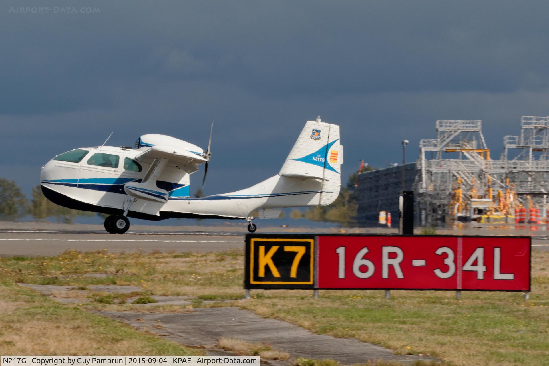 N217G, 1947 Republic RC-3 Seabee C/N 797, Landing
