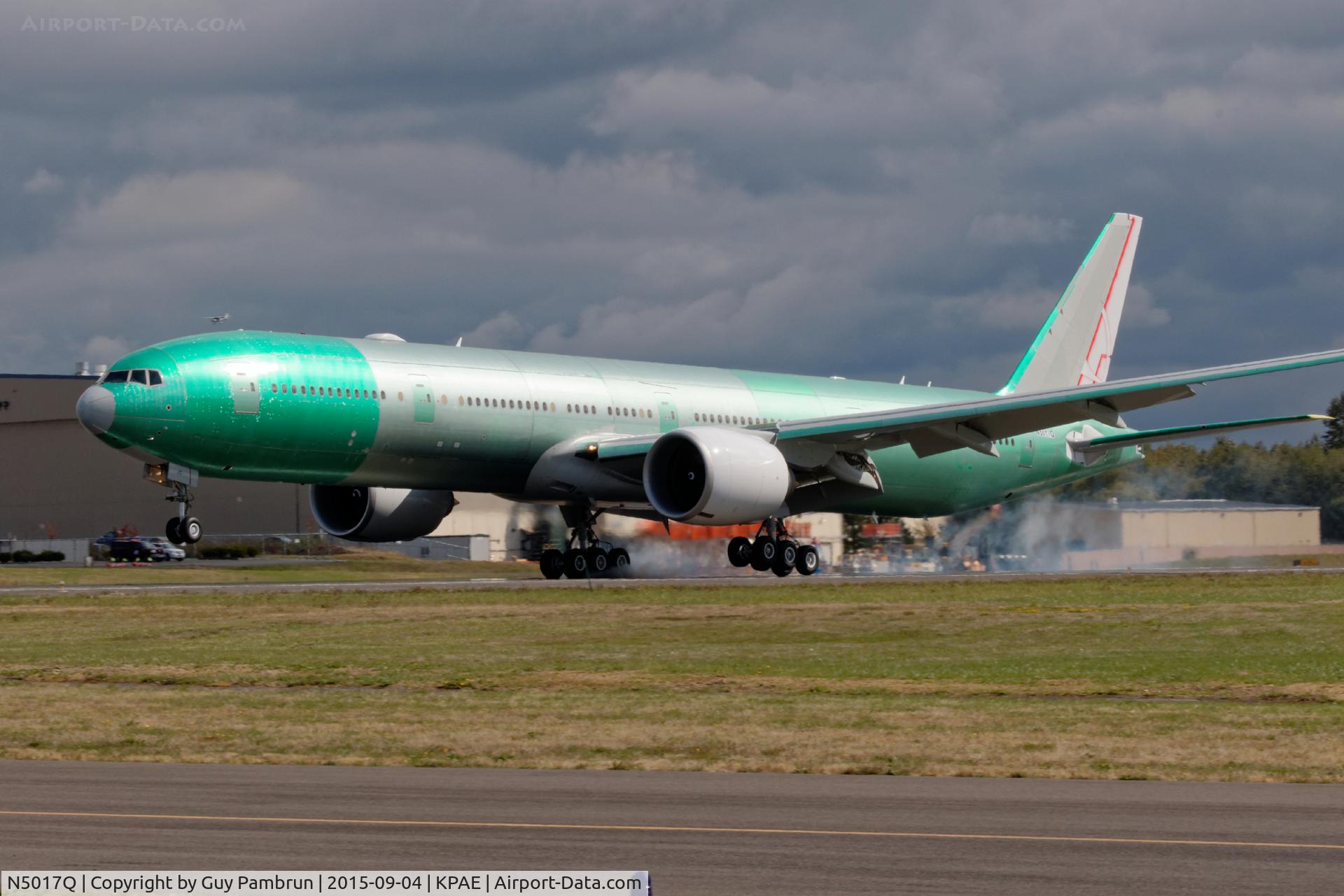 N5017Q, 2015 Boeing 777-309ER C/N 43980, Test flight