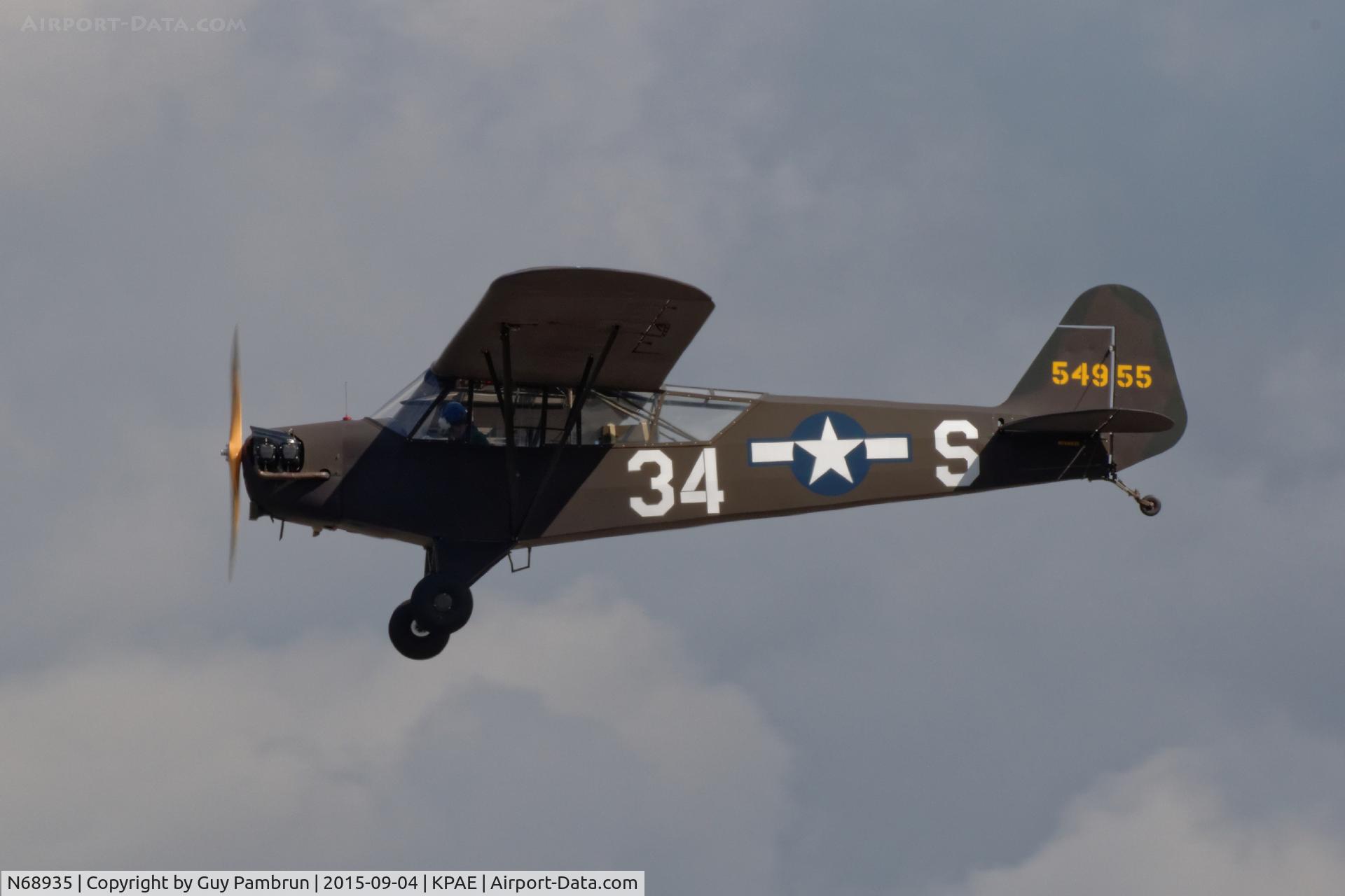 N68935, 1944 Piper J3C-65 Cub C/N 13695, Never in a rush