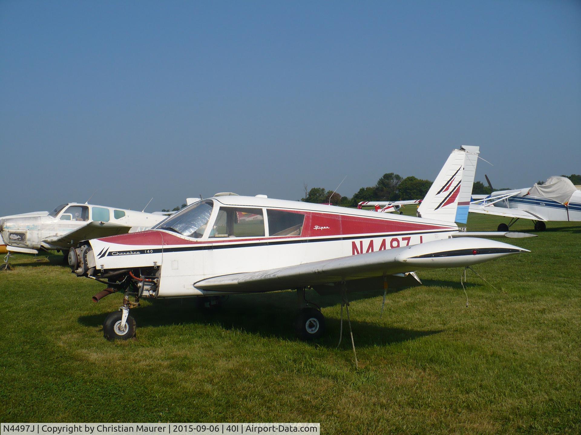 N4497J, 1967 Piper PA-28-140 C/N 28-22916, 1967 Piper Cherokee 140