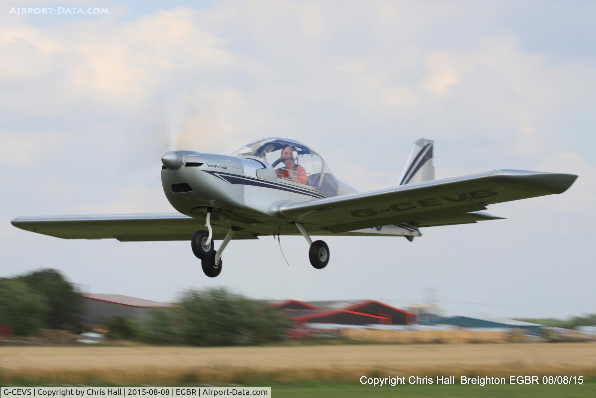 G-CEVS, 2007 Cosmik EV-97 TeamEurostar UK C/N 3102, at Breighton