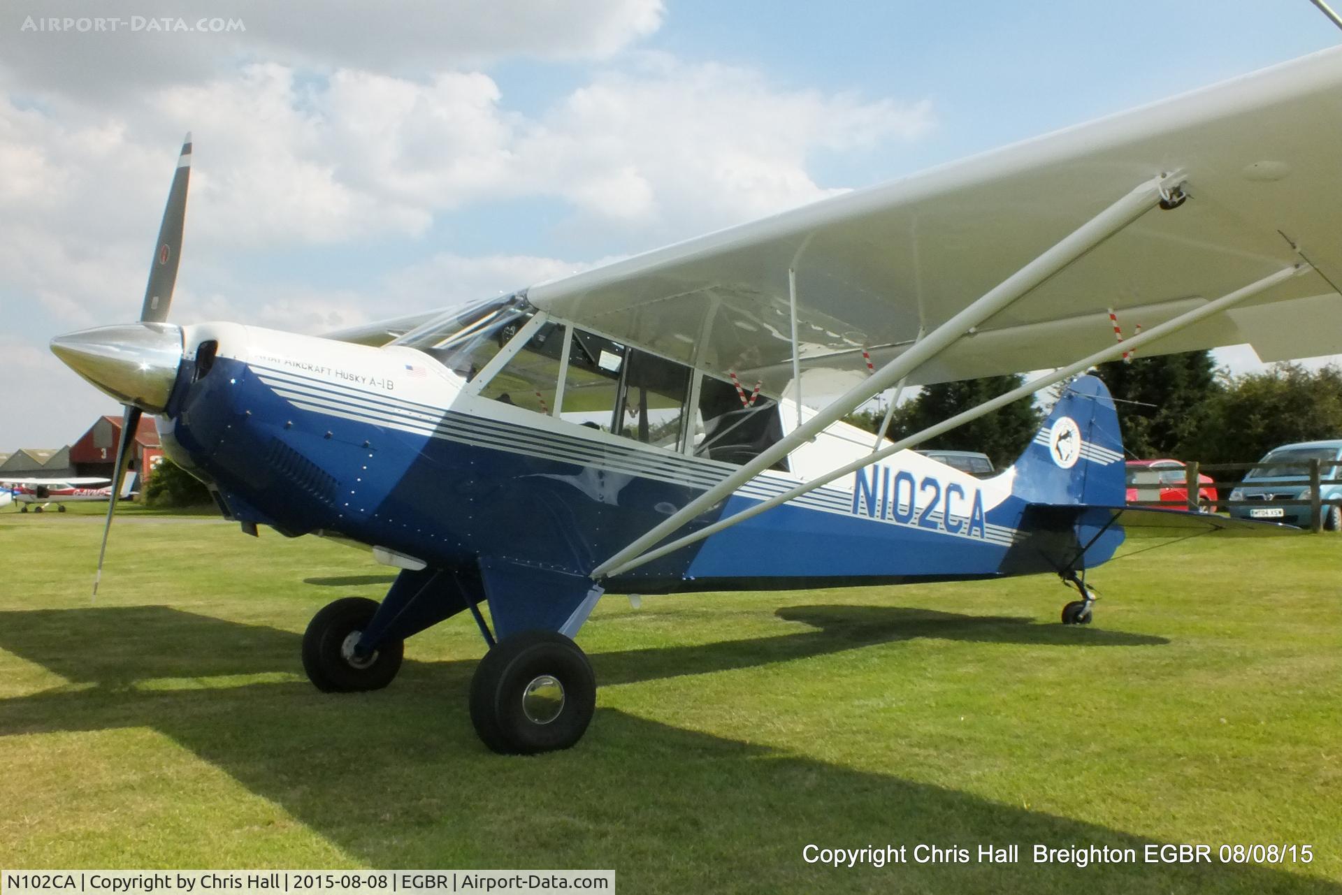 N102CA, 2004 Aviat A-1B Husky C/N 2272, at Breighton