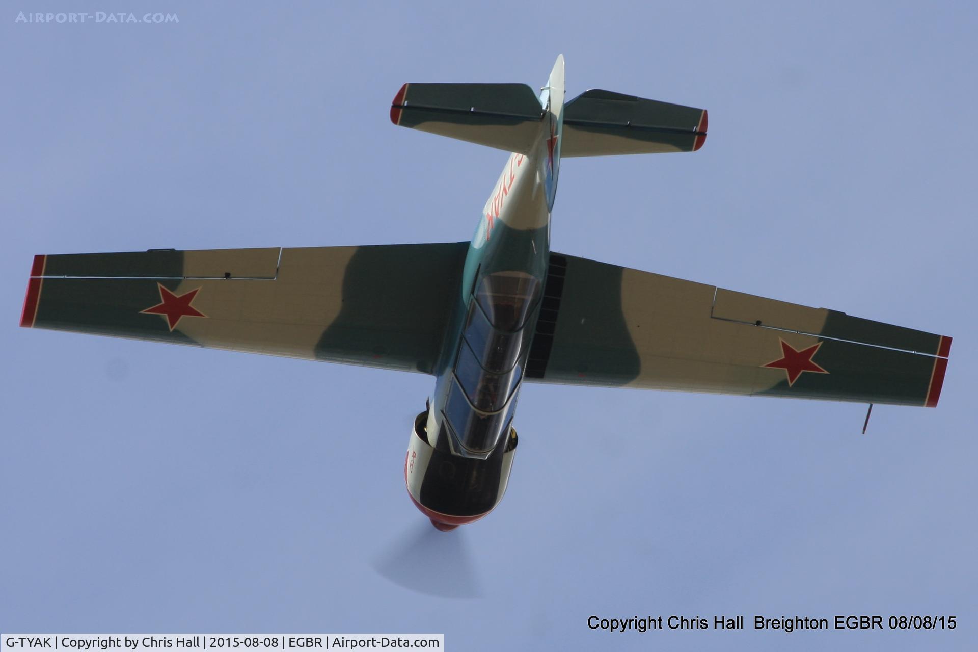 G-TYAK, 1989 Bacau Yak-52 C/N 899907, at Breighton