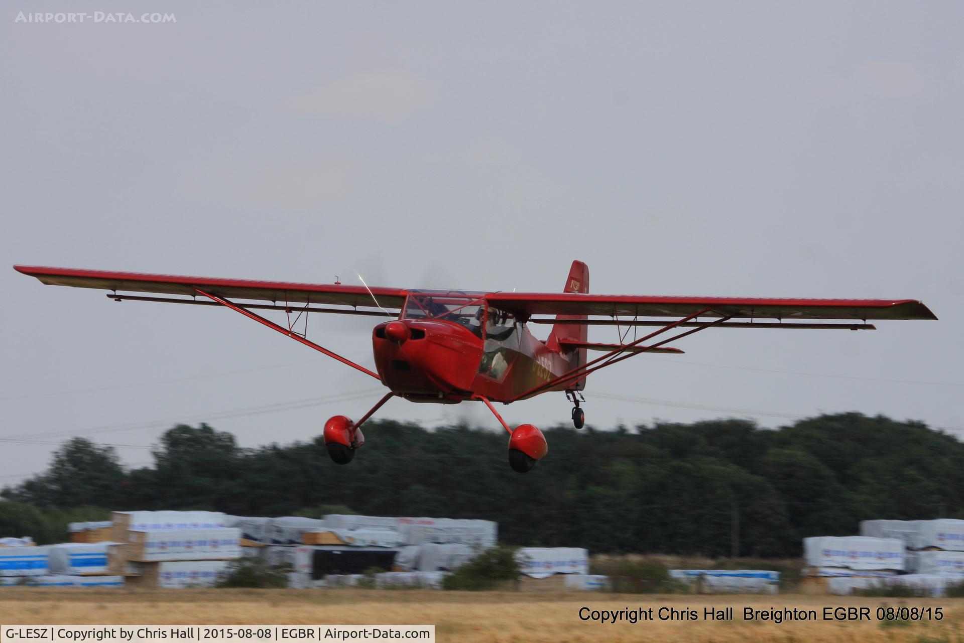 G-LESZ, 2003 Skystar Kitfox Series 5 C/N PFA 172C-12822, at Breighton