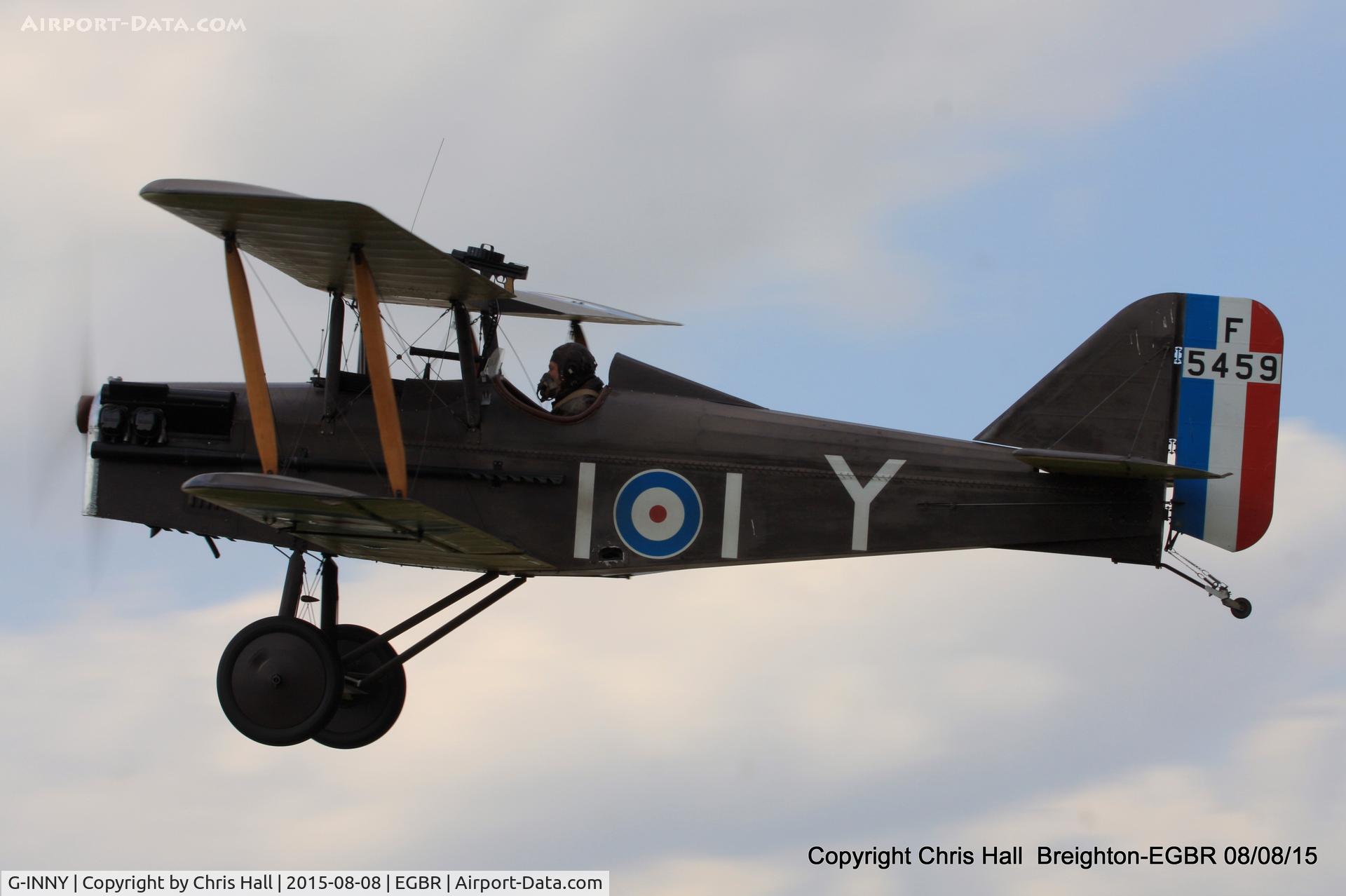 G-INNY, 1983 Royal Aircraft Factory SE-5A Replica C/N PFA 020-10439, at Breighton