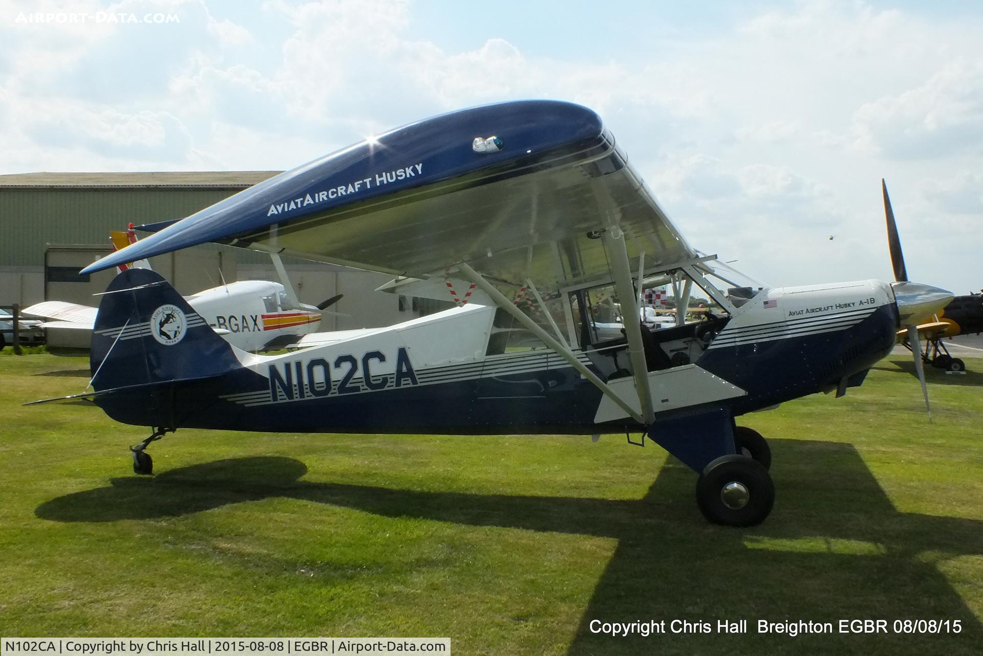 N102CA, 2004 Aviat A-1B Husky C/N 2272, at Breighton