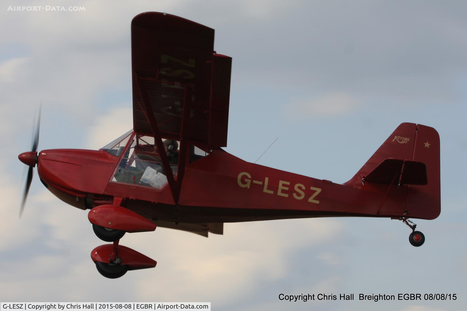 G-LESZ, 2003 Skystar Kitfox Series 5 C/N PFA 172C-12822, at Breighton