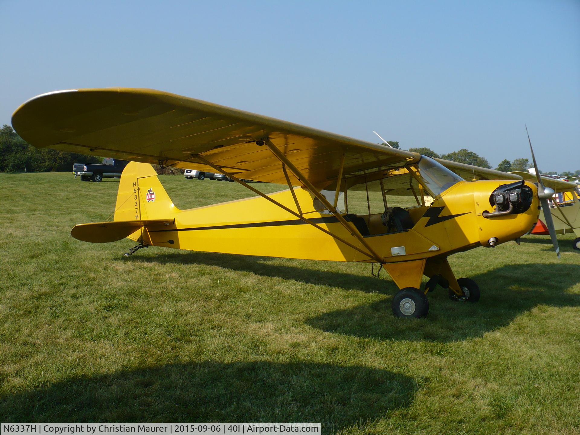 N6337H, 1946 Piper J3C-65 Cub Cub C/N 19517, Piper J3 Cub