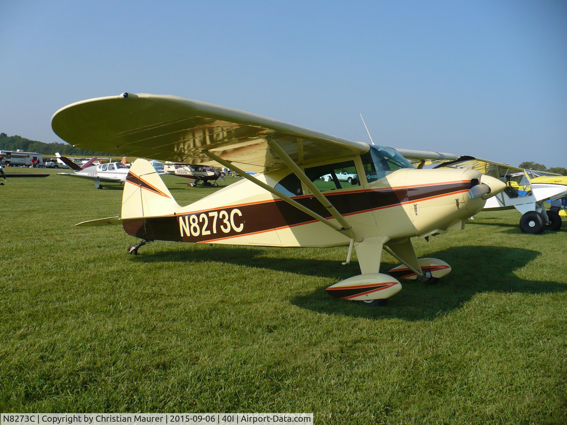 N8273C, 1954 Piper PA-22-135 Tri-Pacer C/N 22-2348, Piper Pacer 135