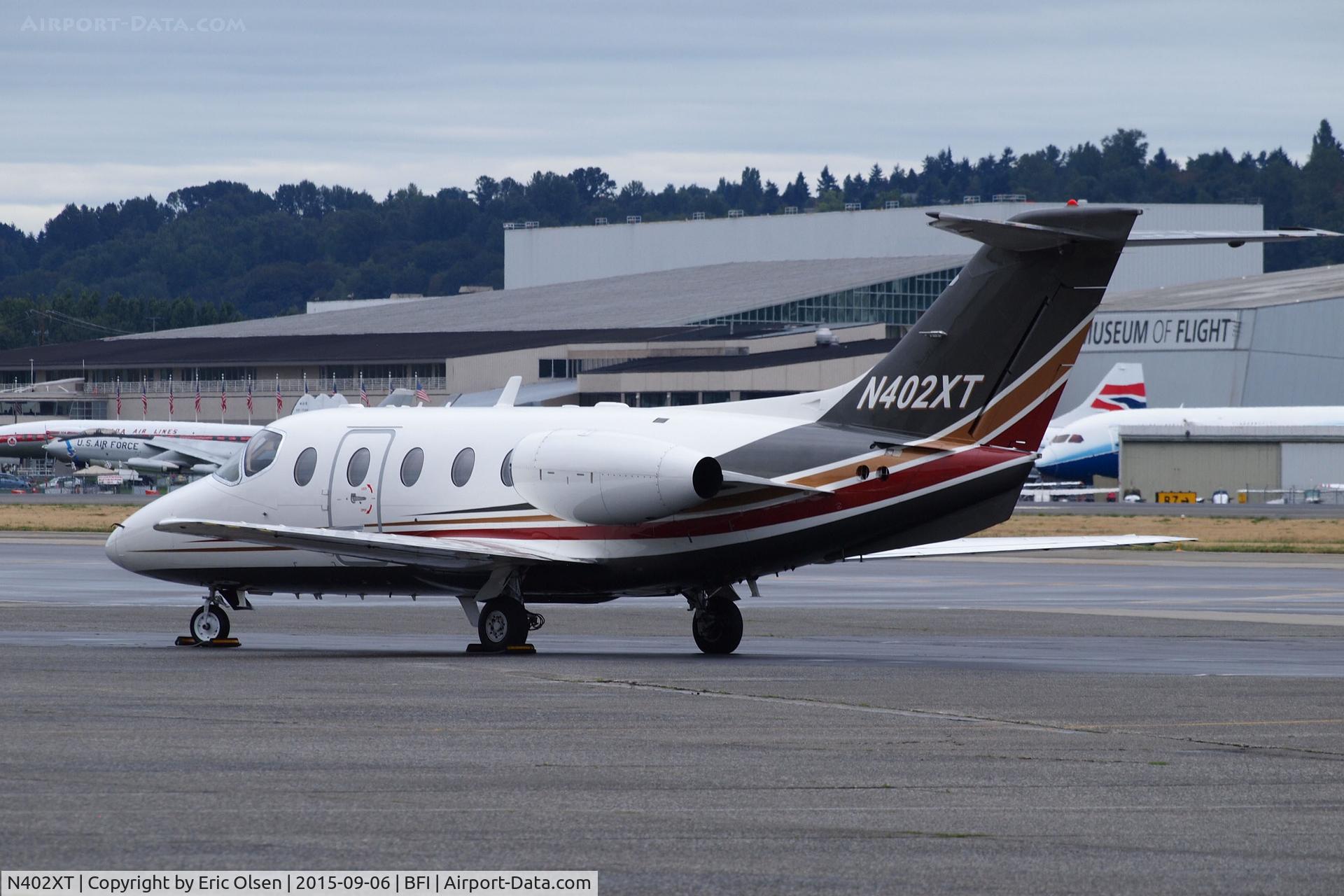 N402XT, 2000 Raytheon Aircraft Company 400A C/N RK-274, Raytheon 400A on the ramp at Boeing Field