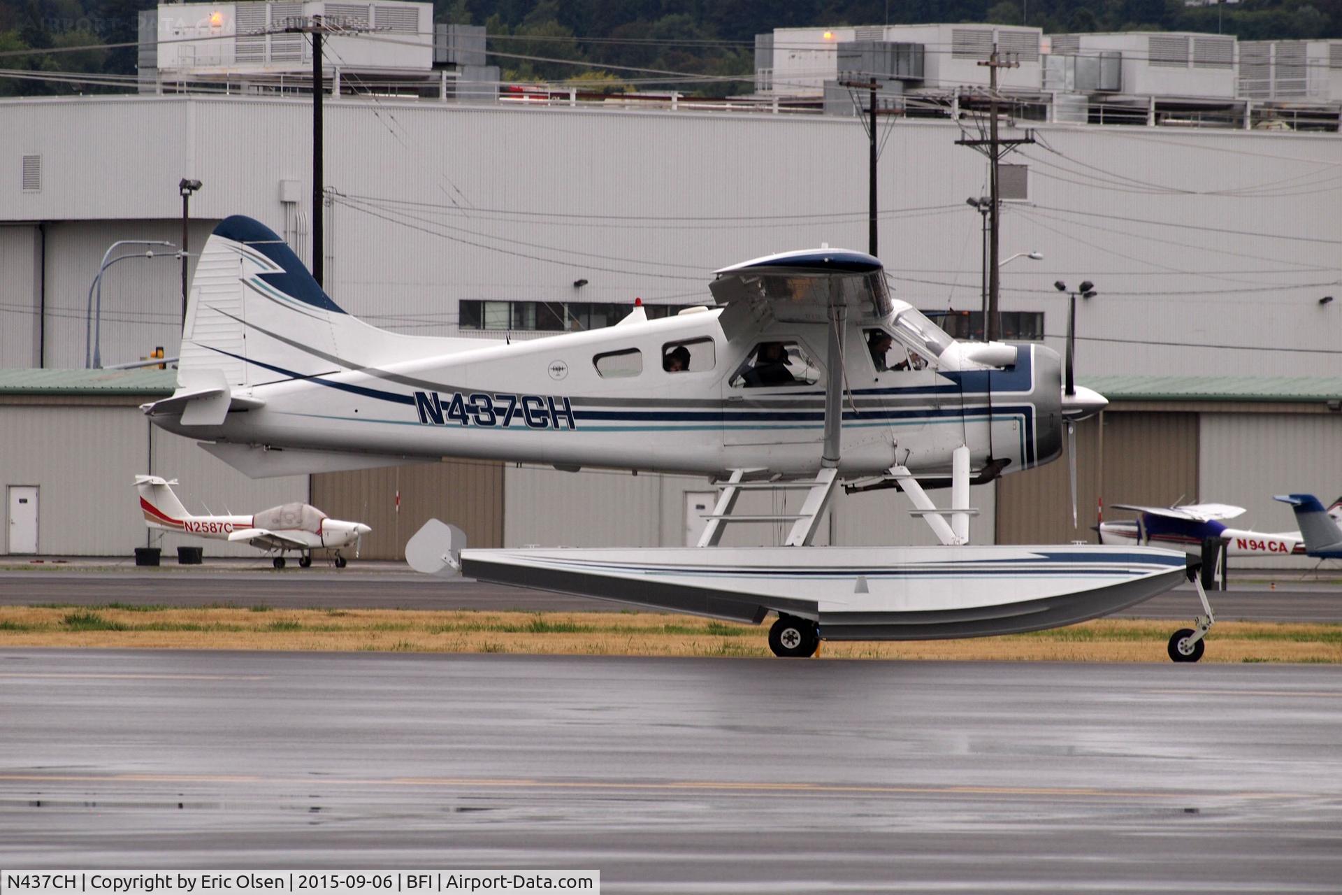 N437CH, De Havilland Canada DHC-2 Beaver Mk.I C/N 1428, Beaver during engine warm up prior to takeoff.