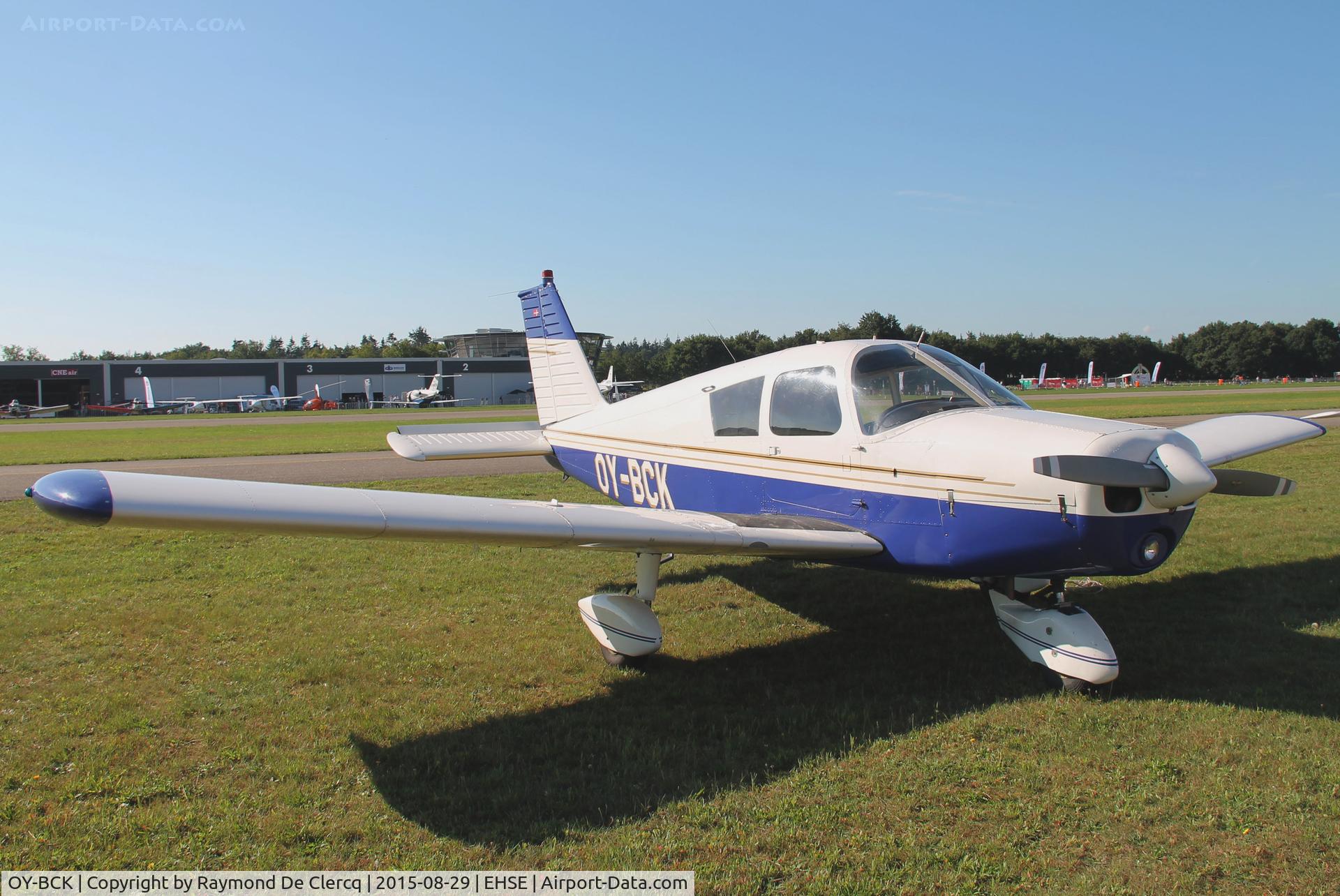 OY-BCK, 1967 Piper PA-28-140 Cherokee Cruiser C/N 28-22997, Static display at airshow Seppe/Breda Airport.