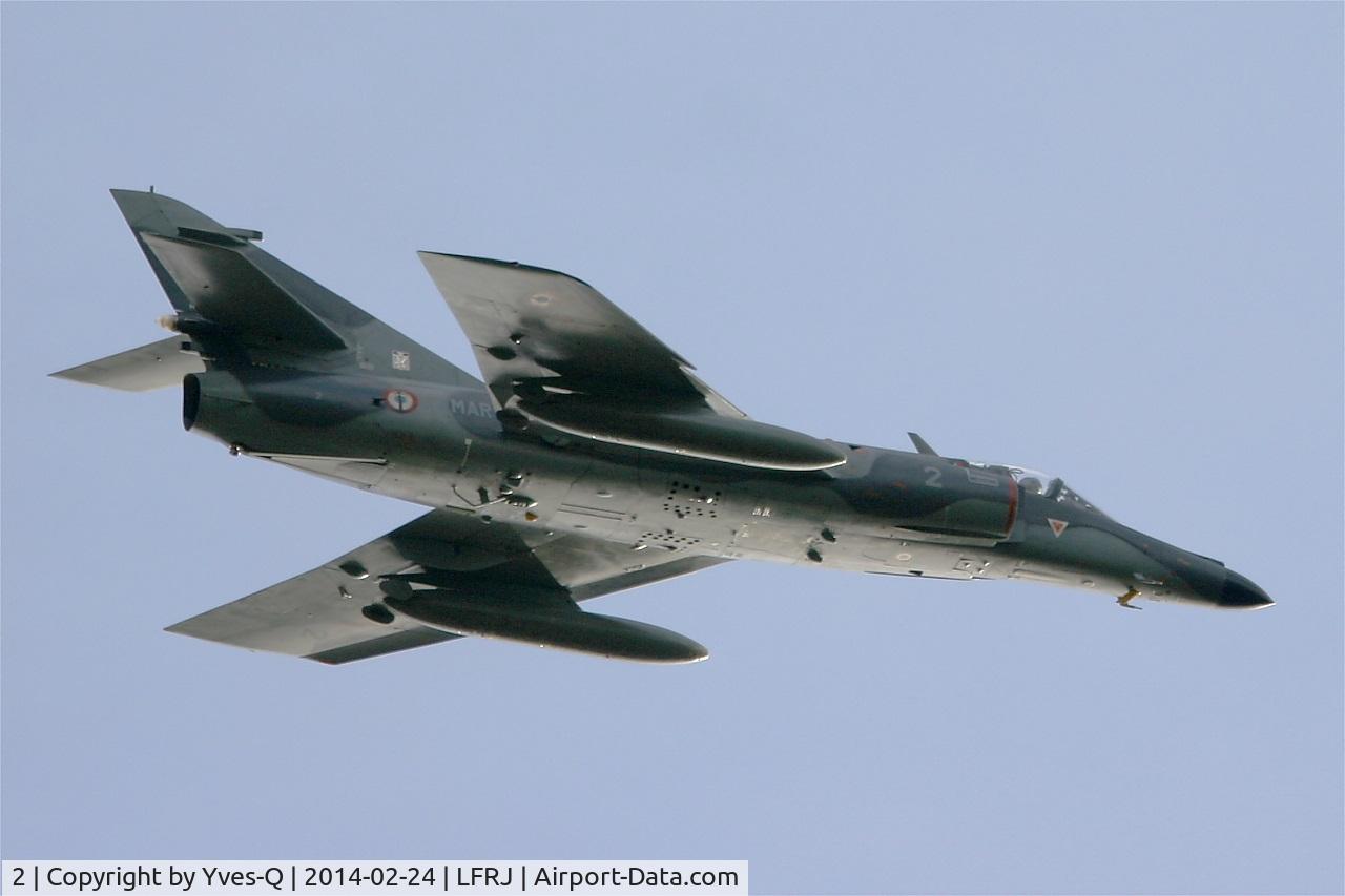 2, Dassault Super Etendard C/N 2, Dassault Super Etendard M, Flight over Landivisiau Naval Air Base (LFRJ)