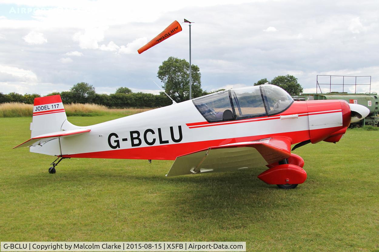 G-BCLU, 1957 SAN Jodel D-117 C/N 506, SAN Jodel D-117, Fishburn Airfield, August 15th 2015.