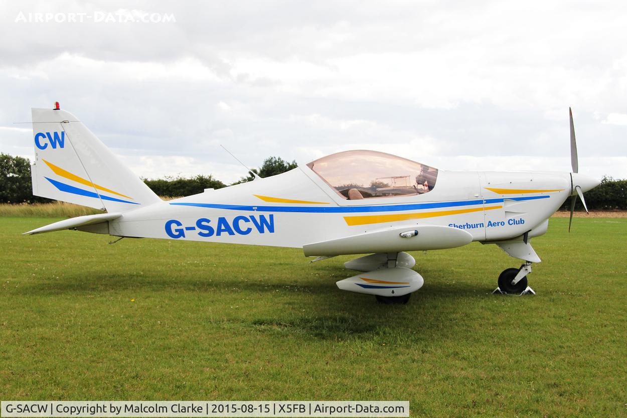 G-SACW, 2011 Aero AT-3 R100 C/N AT3-058, Aero AT-3 R100, Fishburn Airfield, August 15th 2015.