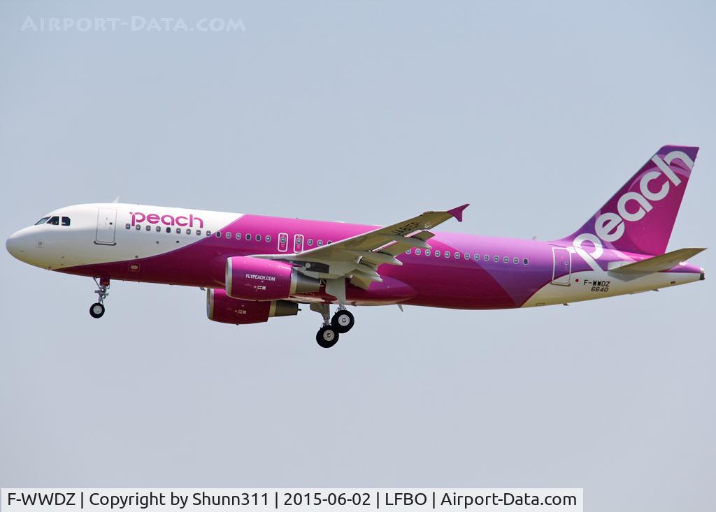 F-WWDZ, 2015 Airbus A320-214 C/N 6640, C/n 6640 - To be JA815P